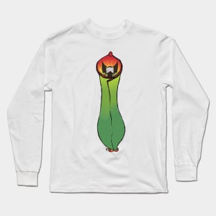 Pitcher Plant Vampire :: Flowers and Fungi Long Sleeve T-Shirt